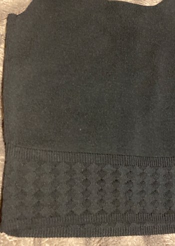 Siyah Kadın Midi Fitilli Atlet - Görsel 6