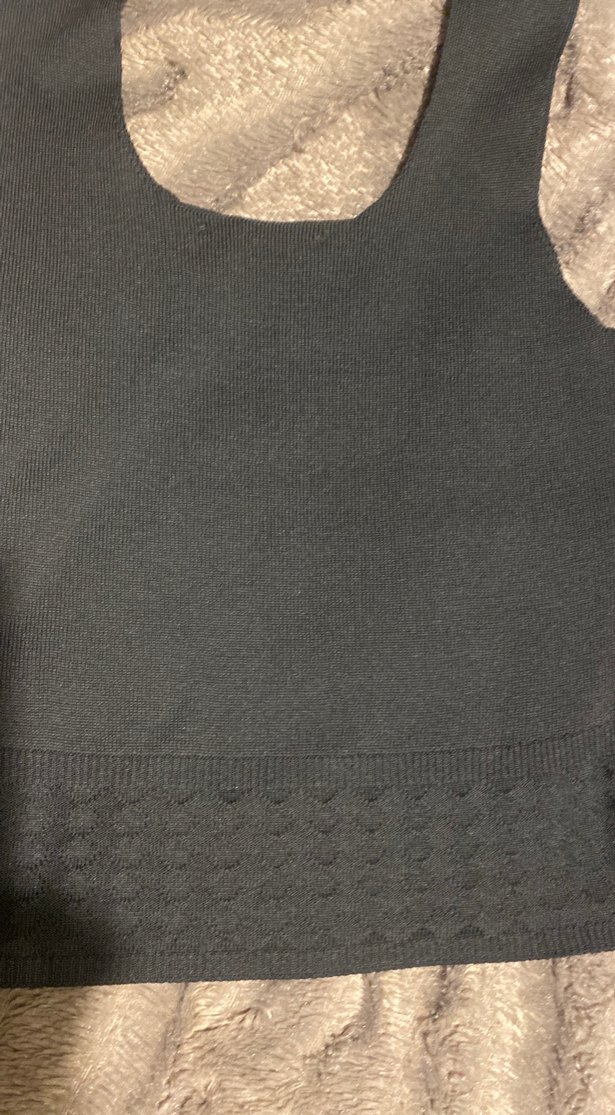 Siyah Kadın Midi Fitilli Atlet - Görsel 4