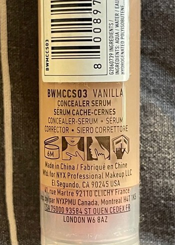 Bej NYX Profesyonel Makyaj Kapatıcı yeni kapalı etiketli - Görsel 3