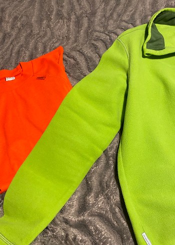 Erkek Yeşil Fermuarlı Yarım Boğazlı Polar - Görsel 6