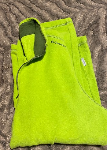 Erkek Yeşil Fermuarlı Yarım Boğazlı Polar - Görsel 11