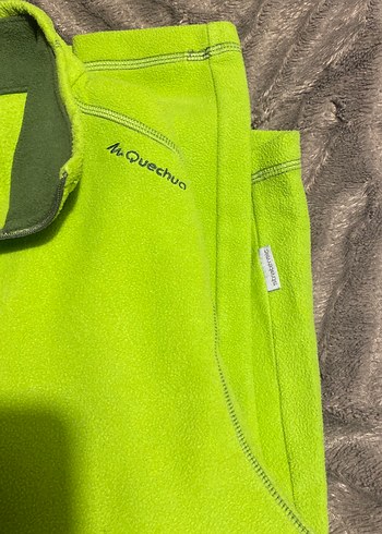 Erkek Yeşil Fermuarlı Yarım Boğazlı Polar - Görsel 10