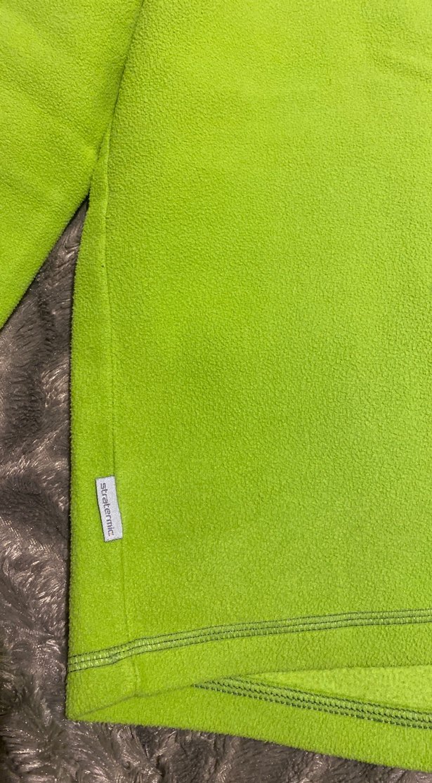 Erkek Yeşil Fermuarlı Yarım Boğazlı Polar - Görsel 4