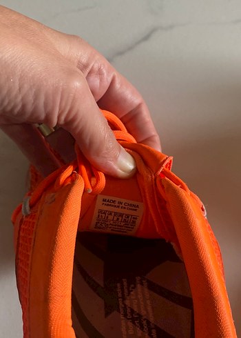 Turuncu Bağcıklı Yüksek Topuklu Kadın Spor Ayakkabı Reebok Orjin - Görsel 11