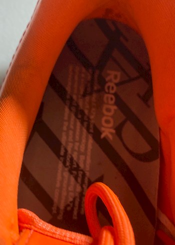 Turuncu Bağcıklı Yüksek Topuklu Kadın Spor Ayakkabı Reebok Orjin - Görsel 8