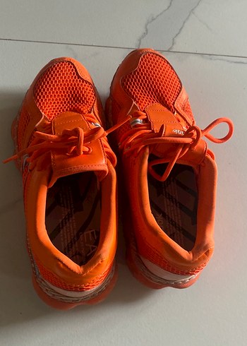 Turuncu Bağcıklı Yüksek Topuklu Kadın Spor Ayakkabı Reebok Orjin - Görsel 17