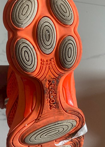 Turuncu Bağcıklı Yüksek Topuklu Kadın Spor Ayakkabı Reebok Orjin - Görsel 12