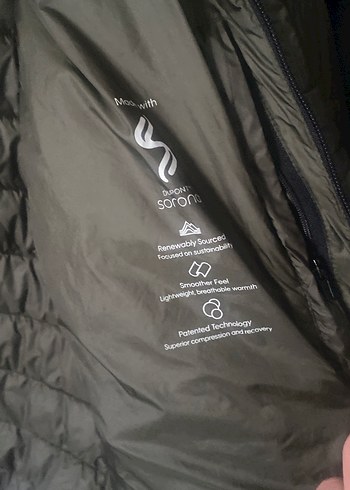 Calvin Klein Fermuarlı Erkek Yeşil Mont - Görsel 6