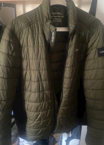 Calvin Klein Fermuarlı Erkek Yeşil Mont - Görsel 10