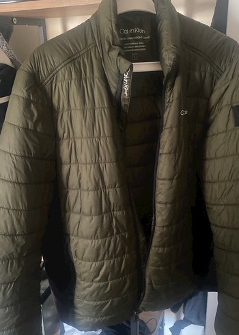 Calvin Klein Fermuarlı Erkek Yeşil Mont - Görsel 11