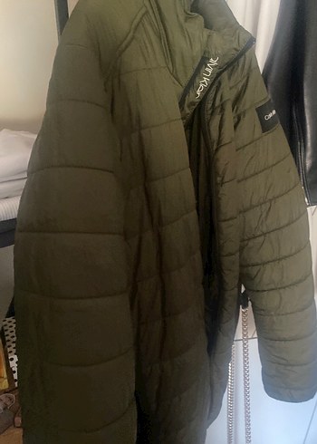 Calvin Klein Fermuarlı Erkek Yeşil Mont - Görsel 9