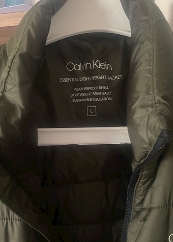 Calvin Klein Fermuarlı Erkek Yeşil Mont - Görsel 3