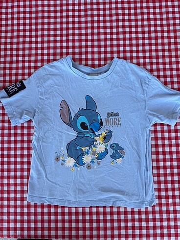 Mavi stich karakterli tşört