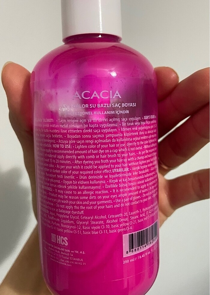 Pamuk şekeri pembesi saç boyası - Görsel 3