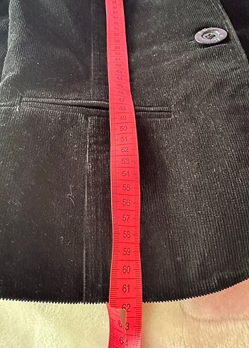 Siyah Süet Kadın Ofis Blazeri - Görsel 4