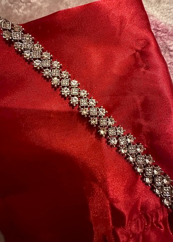 Kadın Işıltılı Taşlı Bileklik - Görsel 4