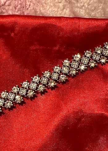 Kadın Işıltılı Taşlı Bileklik - Görsel 5