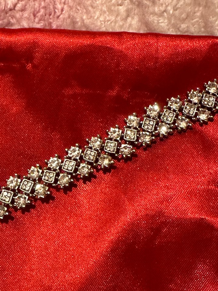 Kadın Işıltılı Taşlı Bileklik - Görsel 5