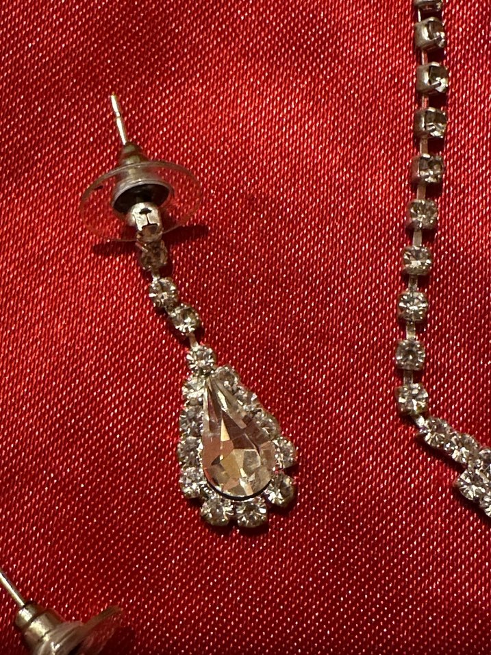 Gold Renkli İşlemeli Kadın Takı Seti - Görsel 2