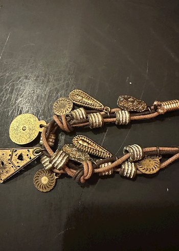 Bohem Tarzı Boncuklu Altın Renk Bileklik - Görsel 4