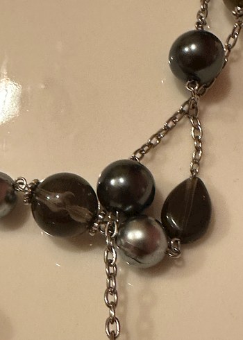 Uzun Zincir Detaylı Kadın Kolye - Görsel 5