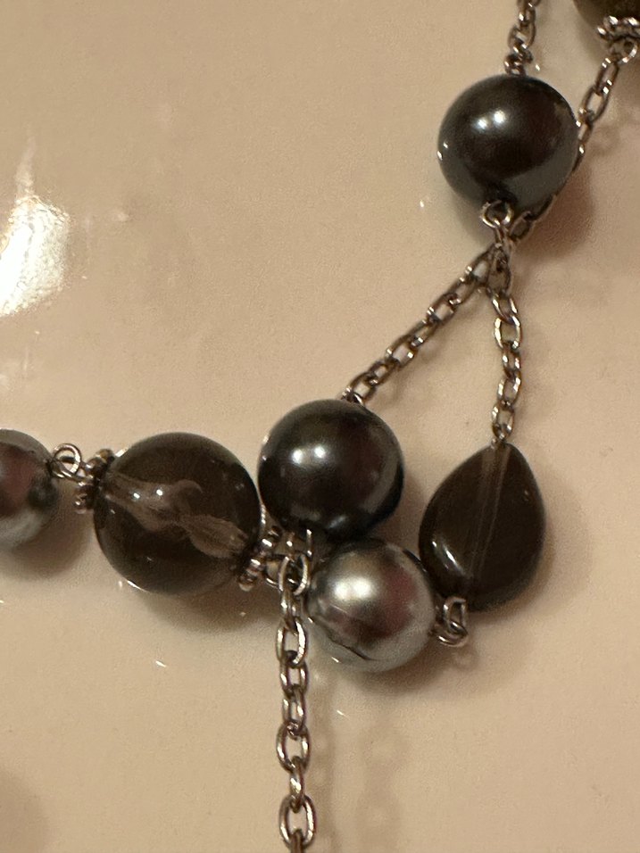 Uzun Zincir Detaylı Kadın Kolye - Görsel 5