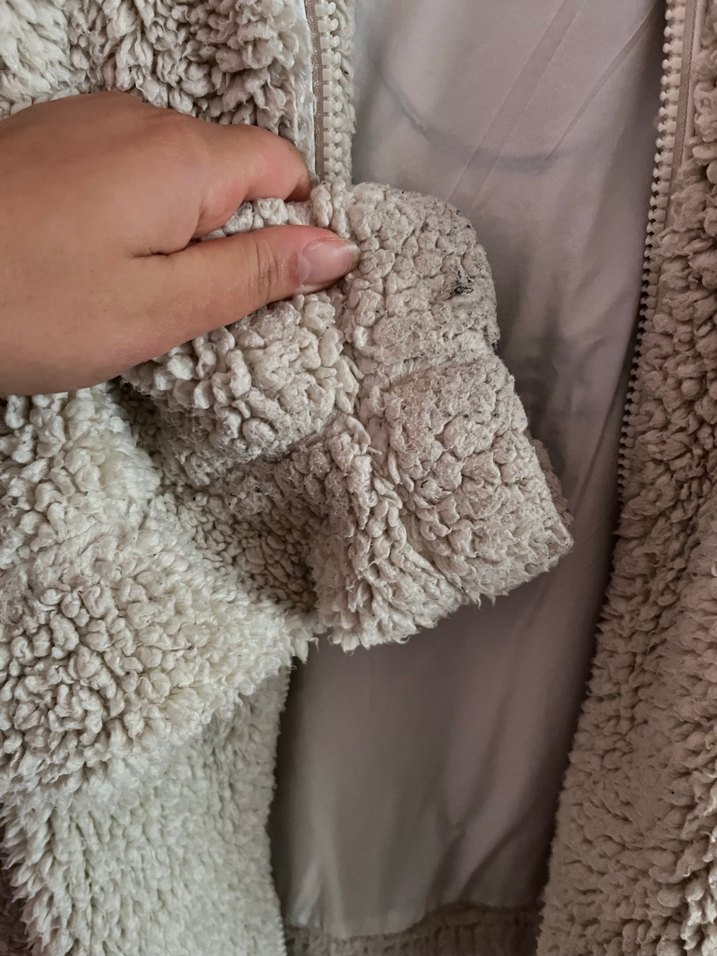 Kadın Peluş Midi Ceket - Görsel 4