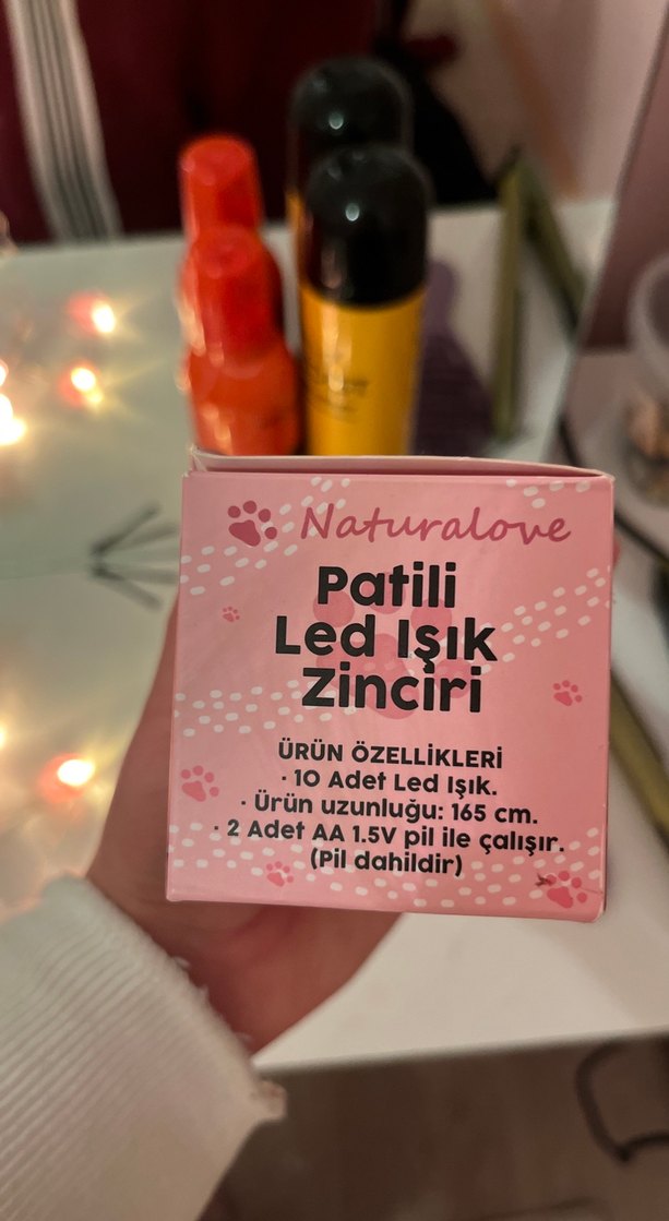 Pembe Patili LED Işık Zinciri - Görsel 3