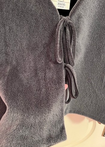 Gri Midi Kadın Ceket - Görsel 3