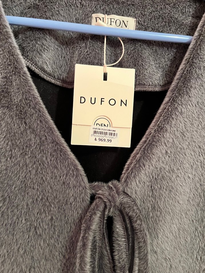 Gri Midi Kadın Ceket - Görsel 4