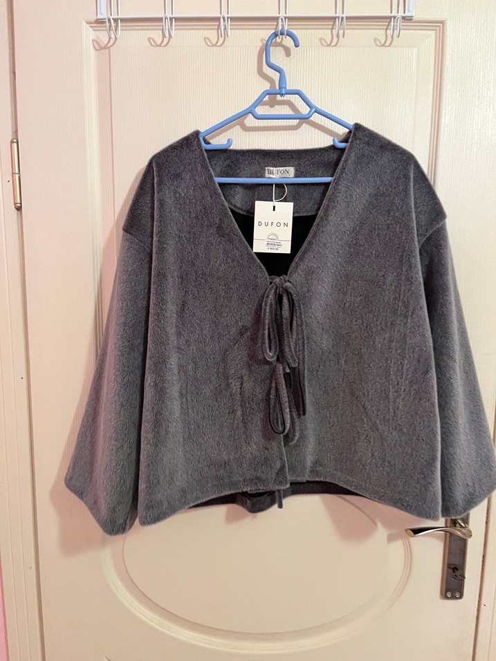 Gri Midi Kadın Ceket - Görsel 2