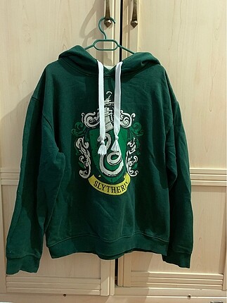 Harry potter Slytherin kapüşonlu sweatshirt