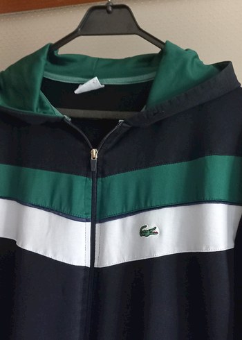 Fermuarlı Yeşil Siyah Erkek Sweatshirt - Görsel 2