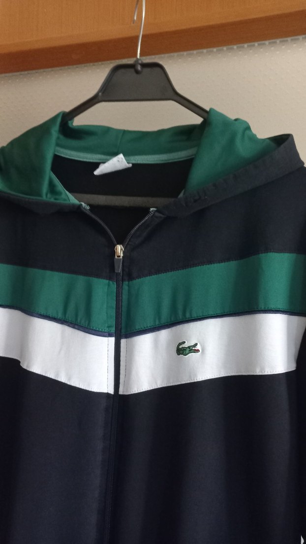 Fermuarlı Yeşil Siyah Erkek Sweatshirt - Görsel 2