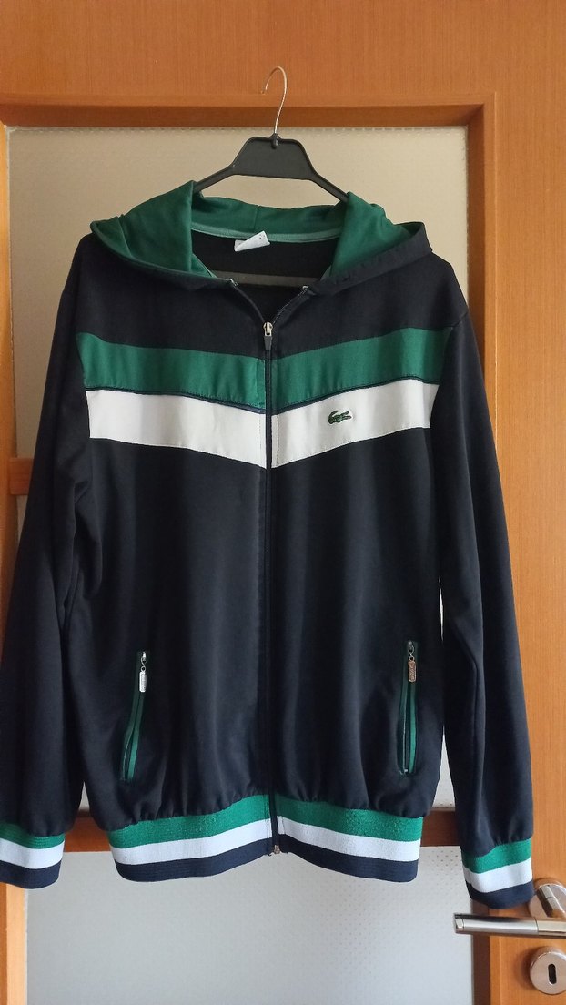 Fermuarlı Yeşil Siyah Erkek Sweatshirt - Görsel 3