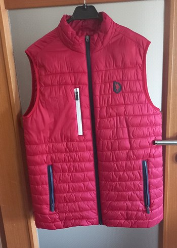 Kırmızı Fermuarlı Erkek Spor Yelek - Görsel 5