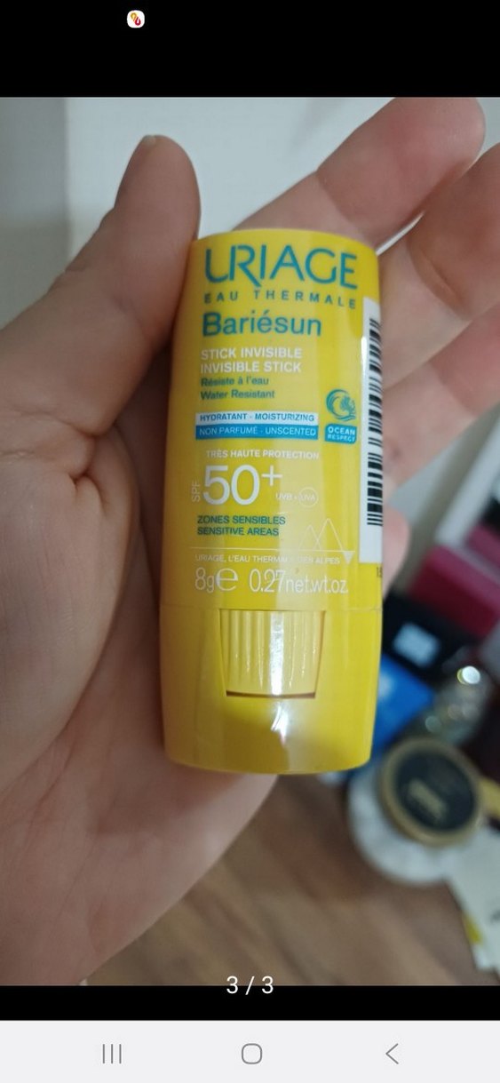 Uriage Bariésun SPF 50+ Görünmez Güneş Koruyucu Stick - Görsel 3
