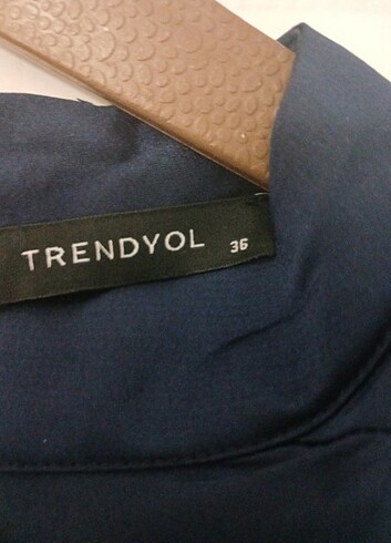36 Beden lacivert Renk Trendyol Lacivert Elbise