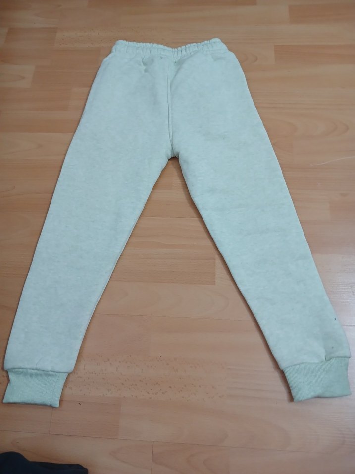 Bej Kız Çocuk Rahat Kesim Eşofman Altı - Görsel 2