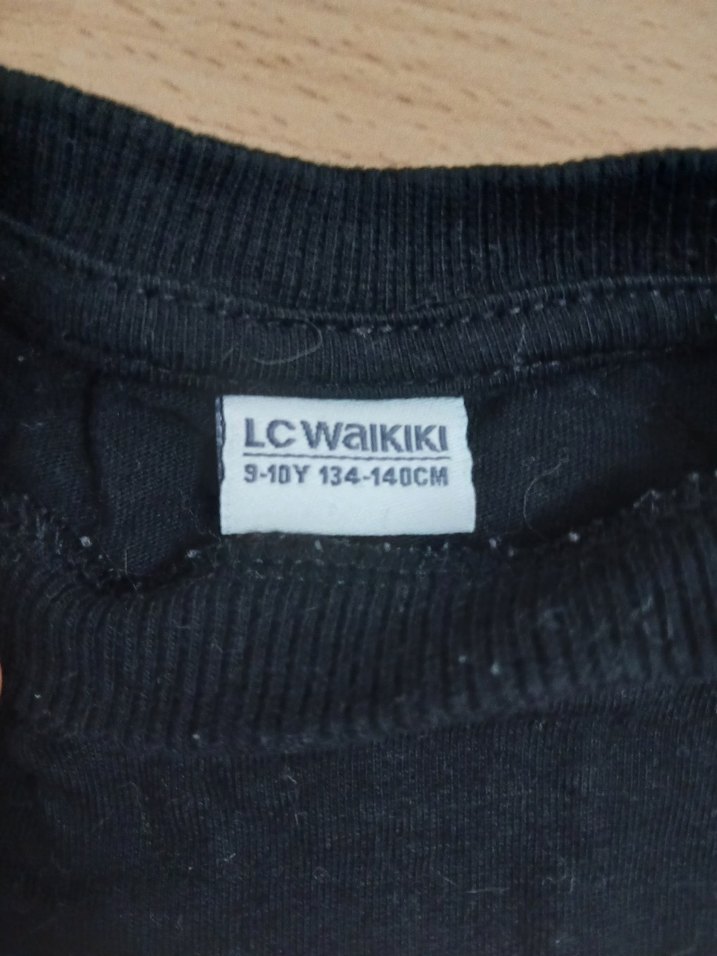 Kız Çocuk Siyah Uzun Kollu Baskılı Sweatshirt - Görsel 3