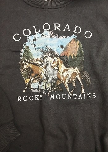 Baskılı Kadın Sweatshirt - Görsel 2