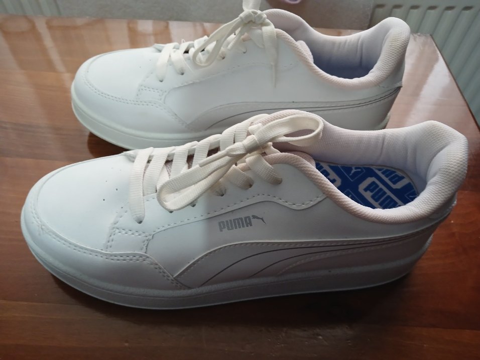 Puma Beyaz Kadın Spor Ayakkabı - Görsel 2