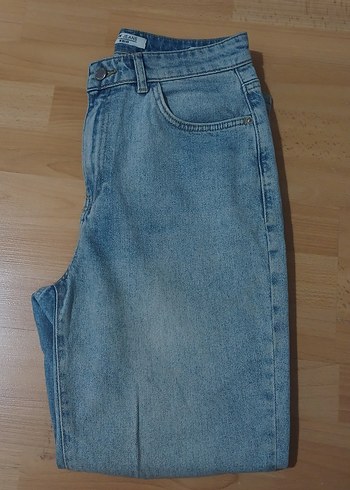 LC Waikiki Kadın Gri Normal Boy Denim Jean