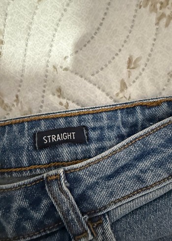 42 Beden mavi Renk Mavi Regular Fit Kadın Denim Pantolon