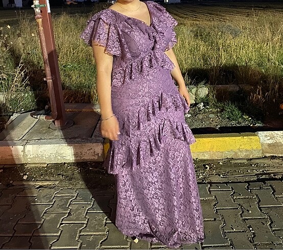 Abiye tül elbise