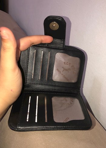 Deri Siyah Fermuarlı Kadın Cüzdanı - Görsel 2