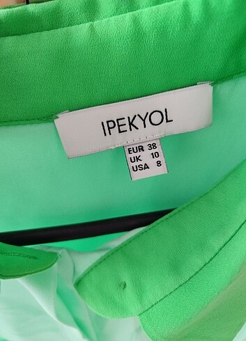 m Beden yeşil Renk İPEKYOL GÖMLEK HİÇ KULLANILMADI