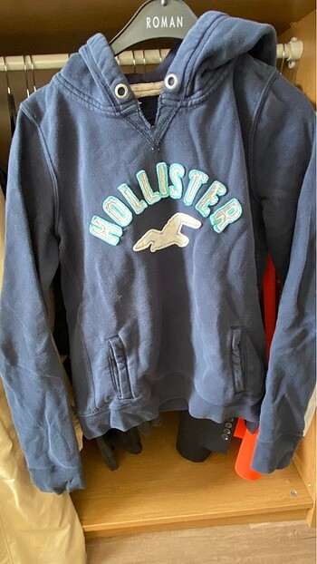 l Beden lacivert Renk Hollister Lavicert Sweatshirt