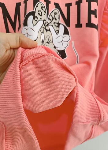 5 Yaş Beden pembe Renk Kız çocuk sweatshirt 