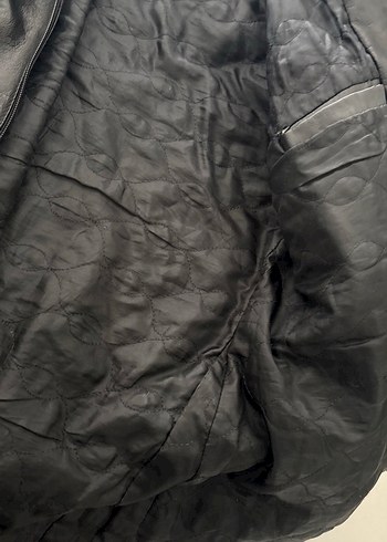 Siyah Deri Erkek  Ceket - Görsel 7